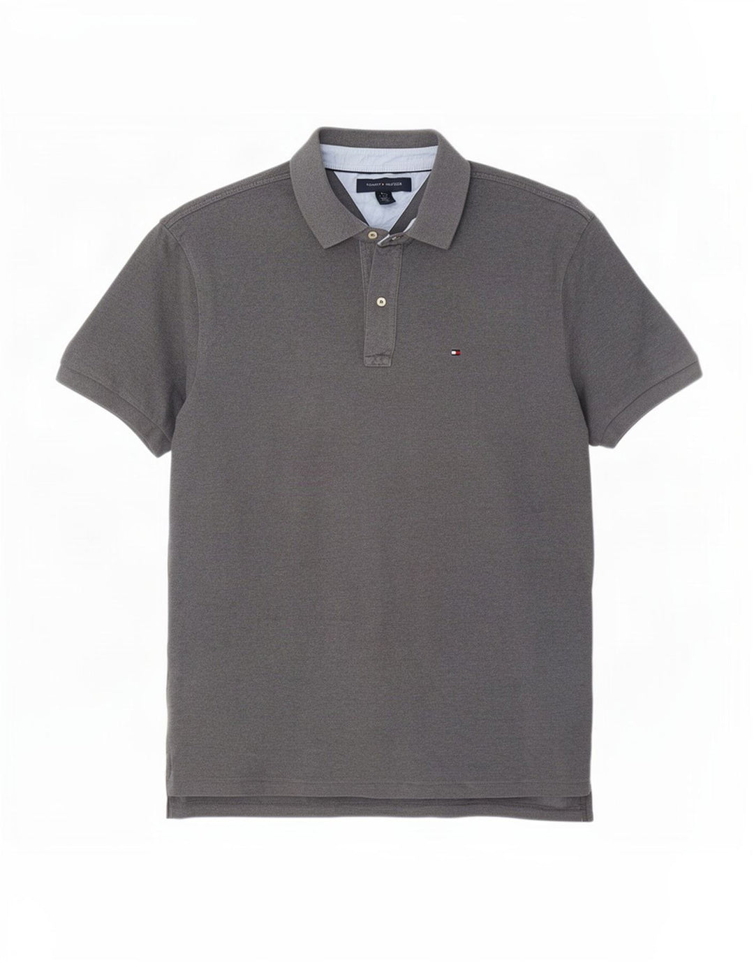 Tommy Hilfiger Herre poloshirt XL Grå Bomuld