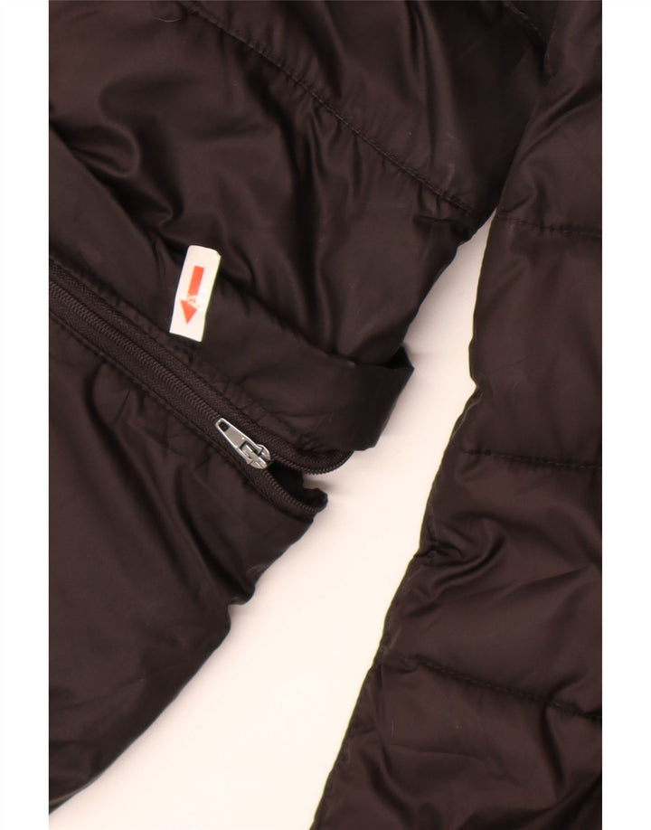 Geox Respira Dame Oversized Polstret Jakke UK 10 Lille Sort Polyester
