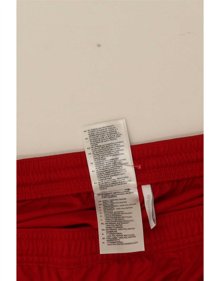 Adidas Herre Climalite Sportshorts Store Røde Colourblock Polyester