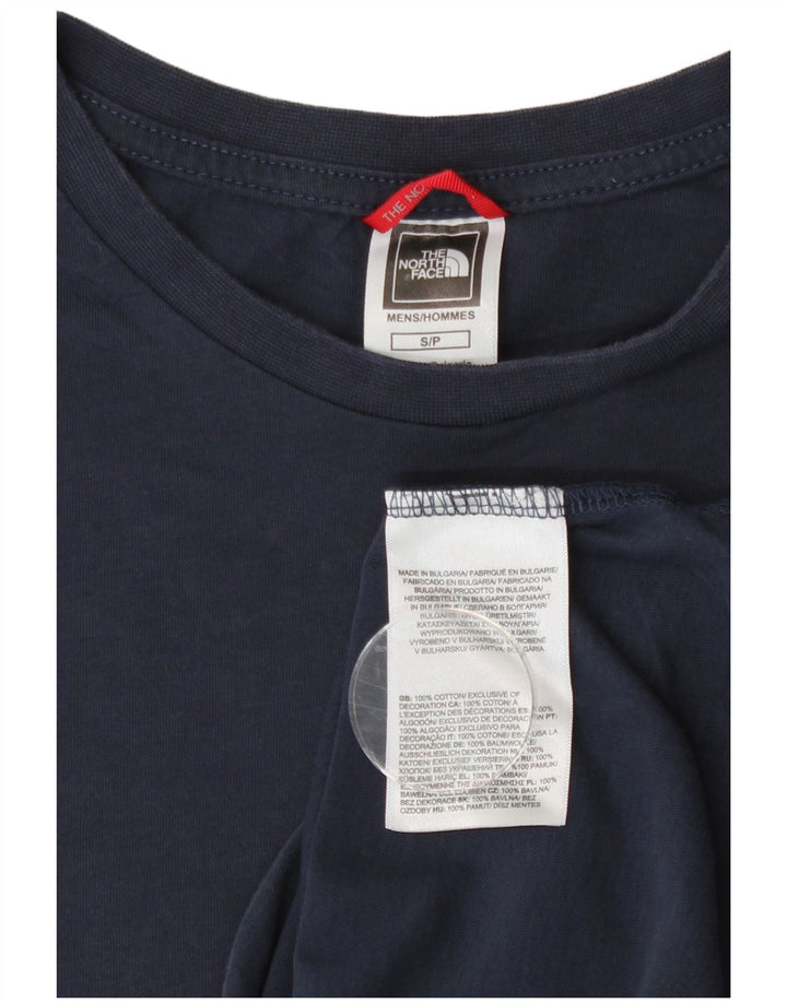 The North Face Herre T-Shirt Top Lille Marineblå Bomuld