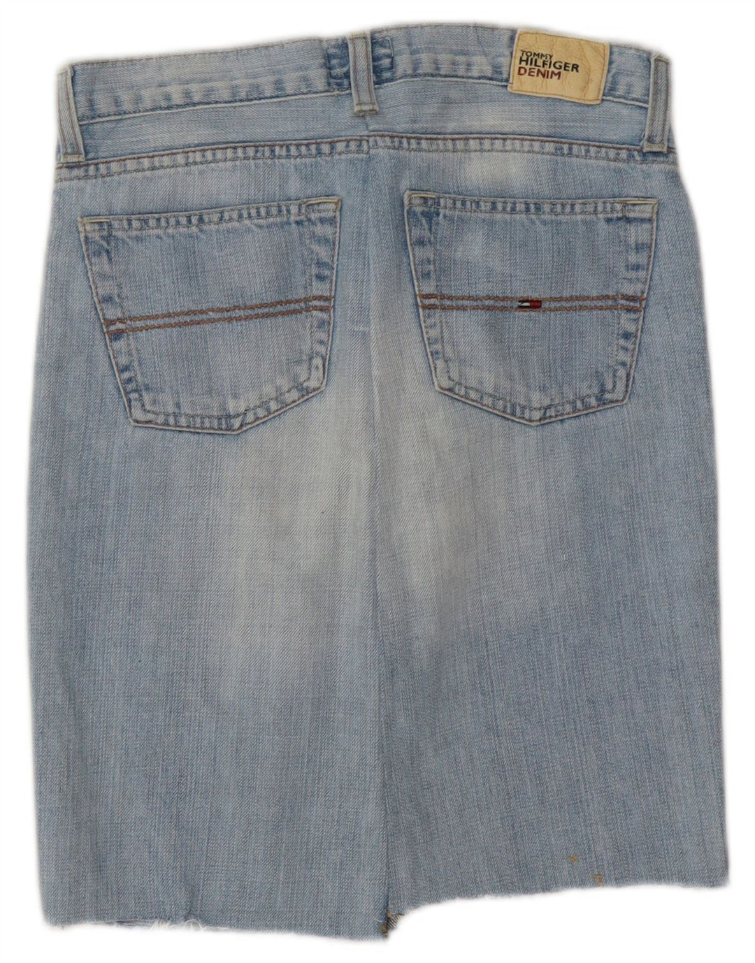 TOMMY HILFIGER Denimnederdel til kvinder W28 Mellemblå bomuld