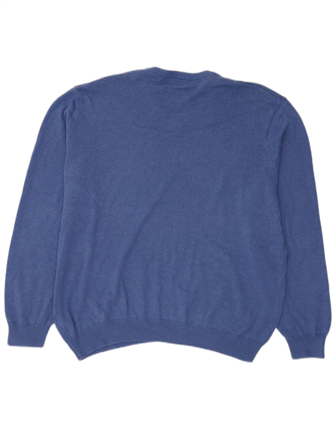 Marks & Spencer Herre V-hals sweater 3XL blå bomuld
