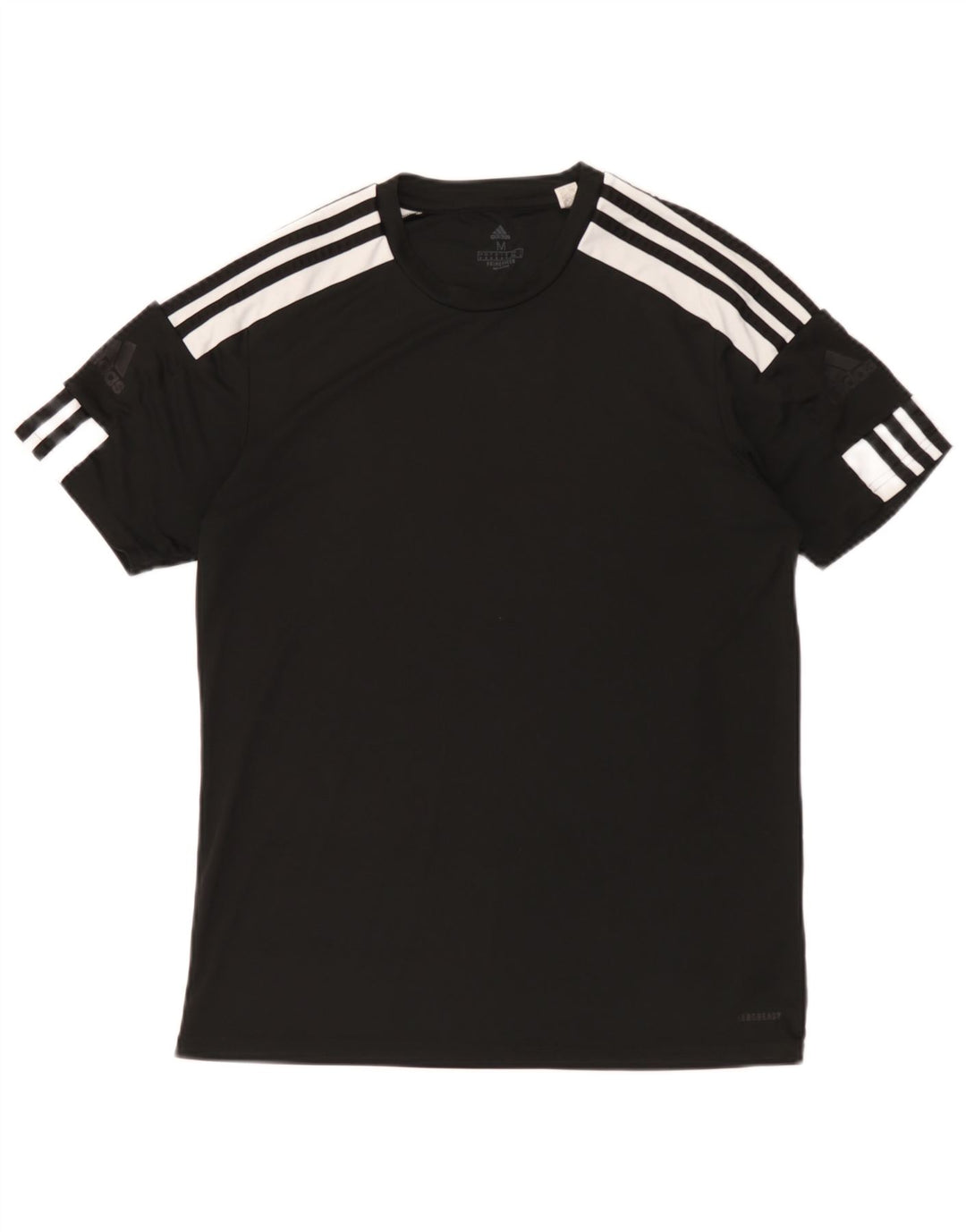 Adidas Herre Aeroready T-Shirt Top Medium Sort Colourblock Polyester