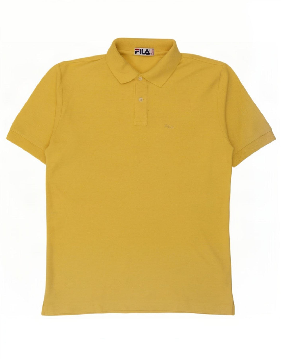 Fila Herre Polo Shirt IT 50 Medium Gul Bomuld
