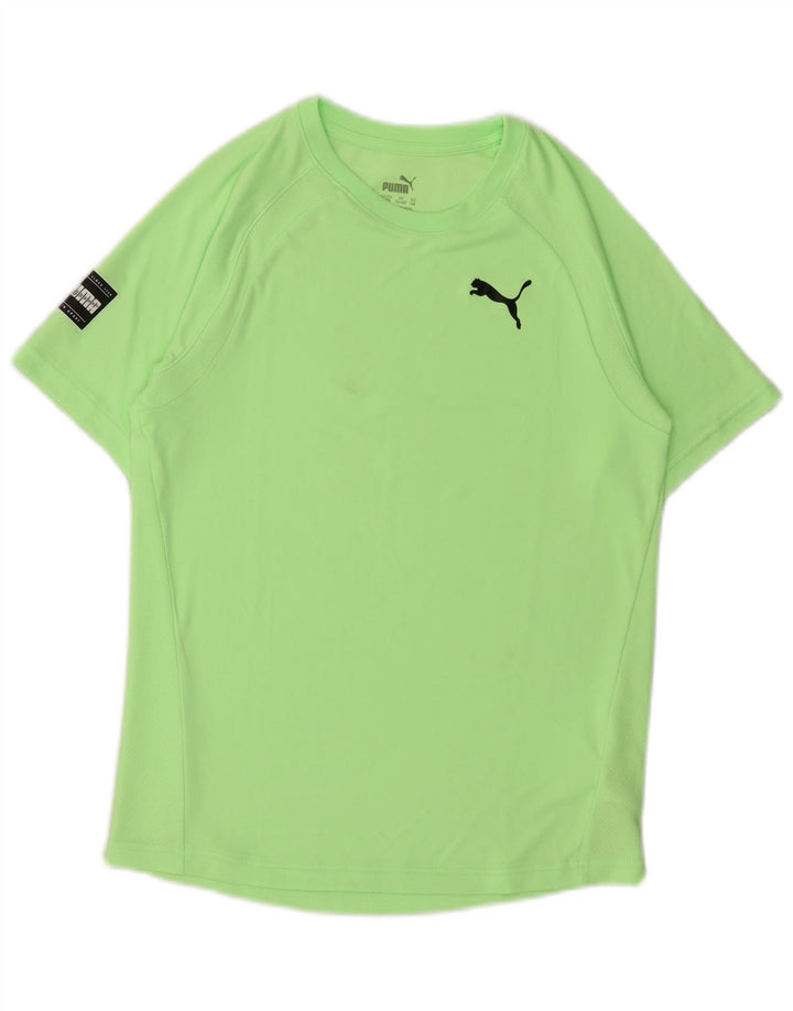 PUMA Boys 2-delt sæt 13-14 år Grøn Colourblock Polyester
