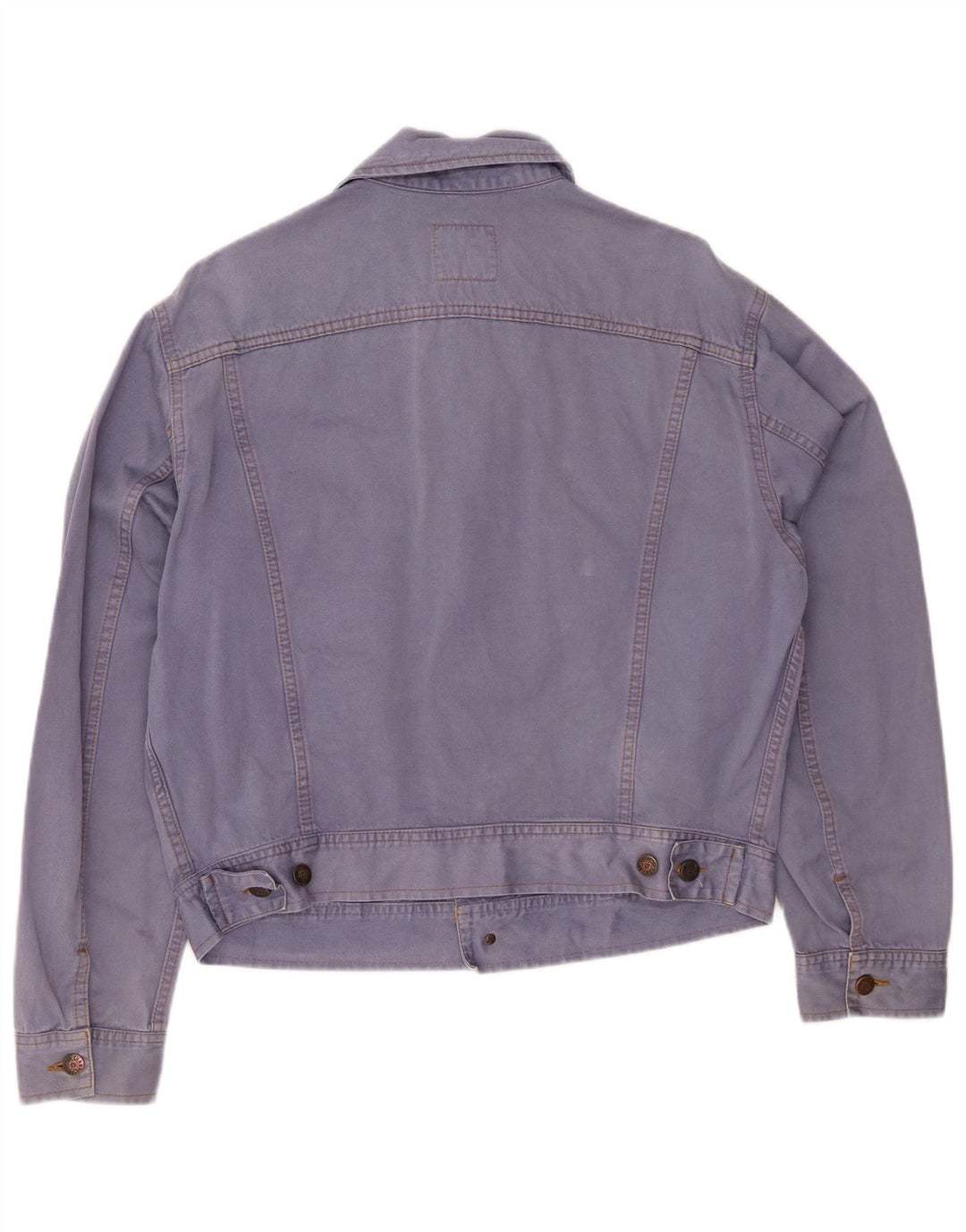 EL CHARRO Womens Crop Oversized denimjakke UK 14 Medium Blue Cotton