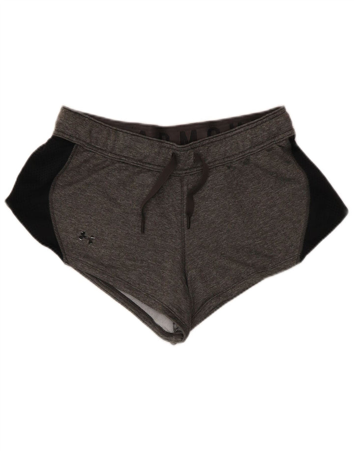 Under Armour Sportsshorts til kvinder UK 14 Medium Grey Colourblock Polyester
