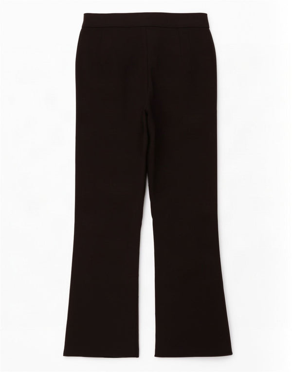 Zara Womens Crop Bootcut Casual Bukser Small W26 L25 Black
