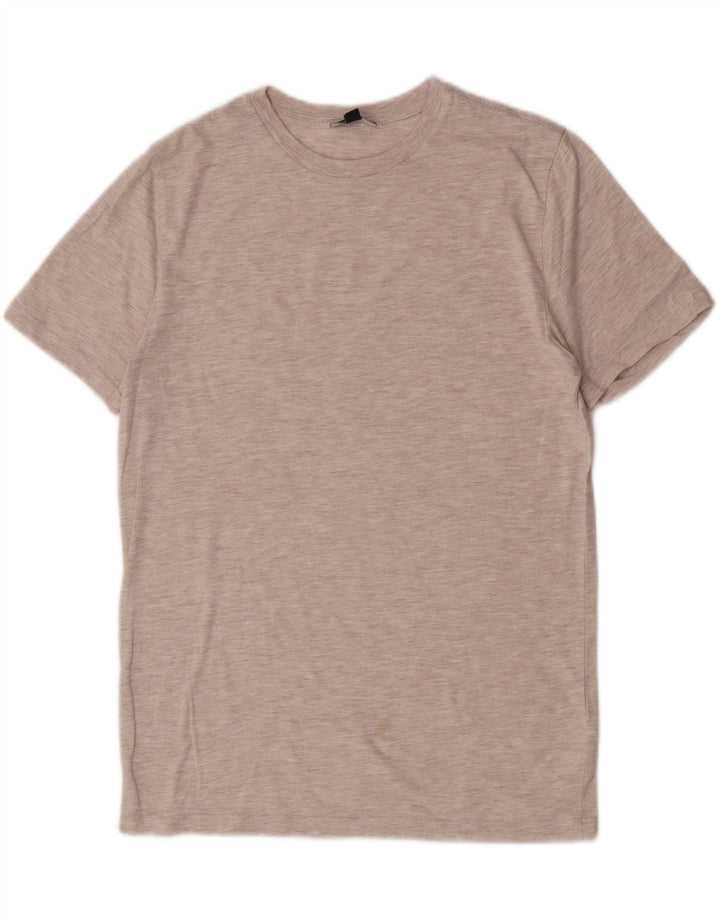 Reiss Herre T-Shirt Top Lille Grå Bomuld