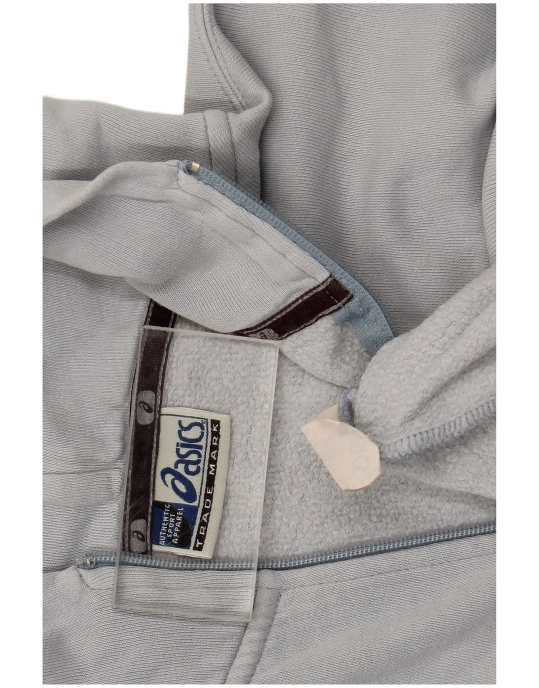 Asics Dame Hættetrøje Sweater UK 16 Stor Grå Bomuld