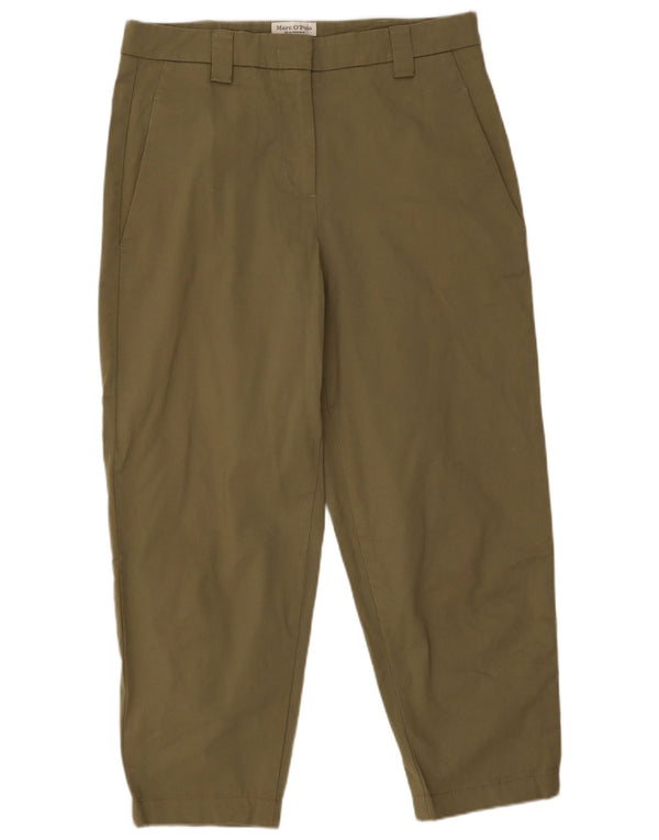 Marc O'Polo kvinders højtaljede capribukser EU 36 Small W30 L23 Khaki