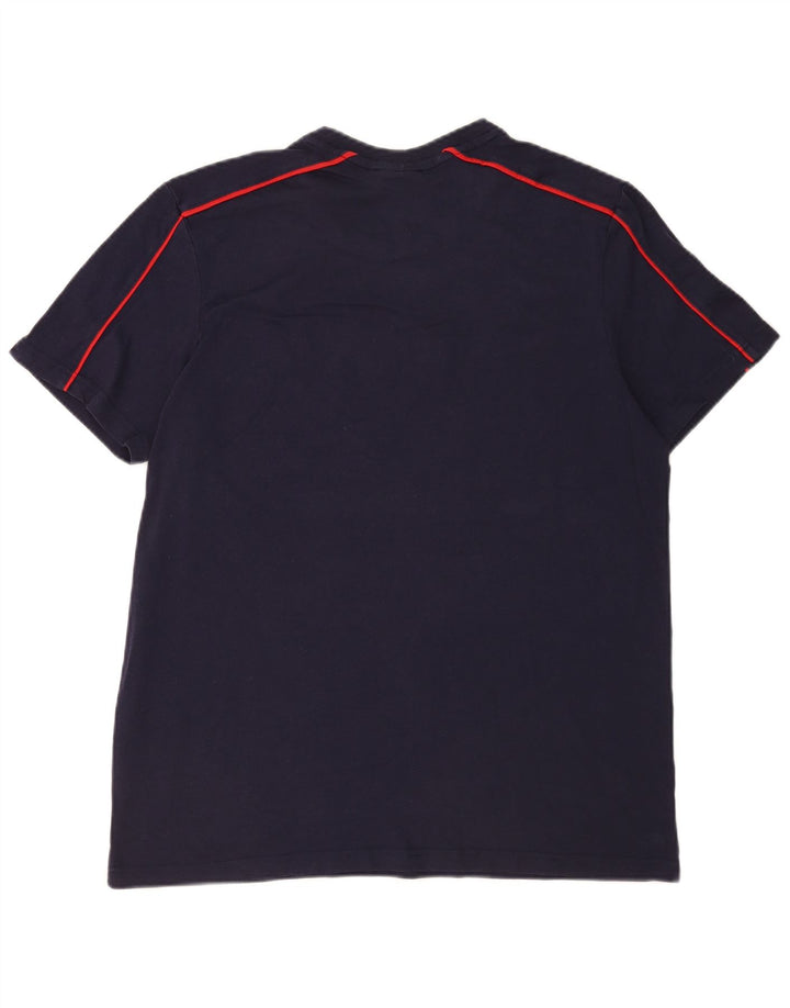 Fila Herre grafisk T-shirt top XL marineblå bomuld