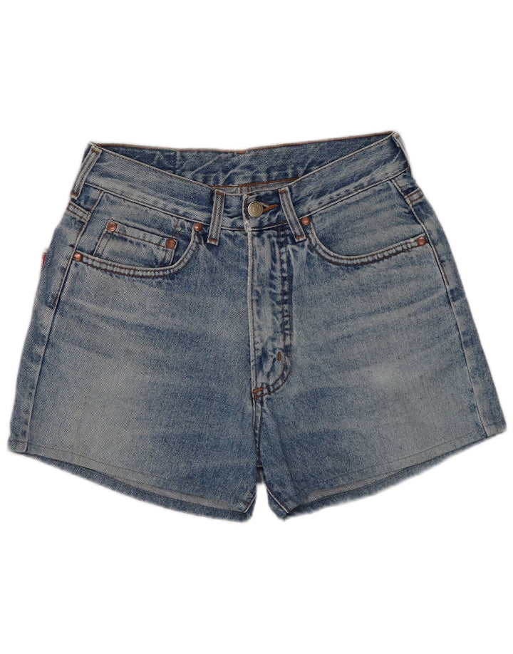 Carrera Dame højtaljede denimshorts IT 44 Medium W26 Blå Bomuld