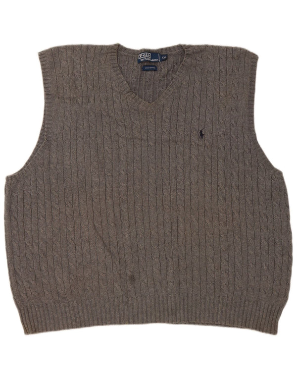 Polo Ralph Lauren Herrevest Tank Top 2XL Grå Bomuld