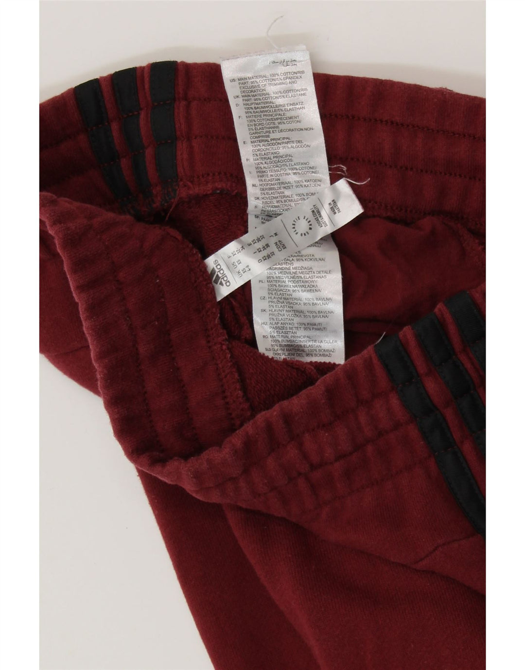 ADIDAS træningsdragt til kvinder Joggers UK 4/6 XS Bourgogne bomuld