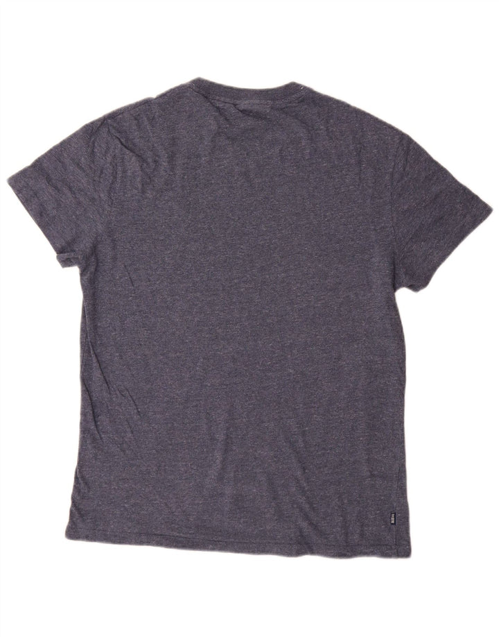 Superdry Herre T-shirt Top Medium Marineblå Bomuld