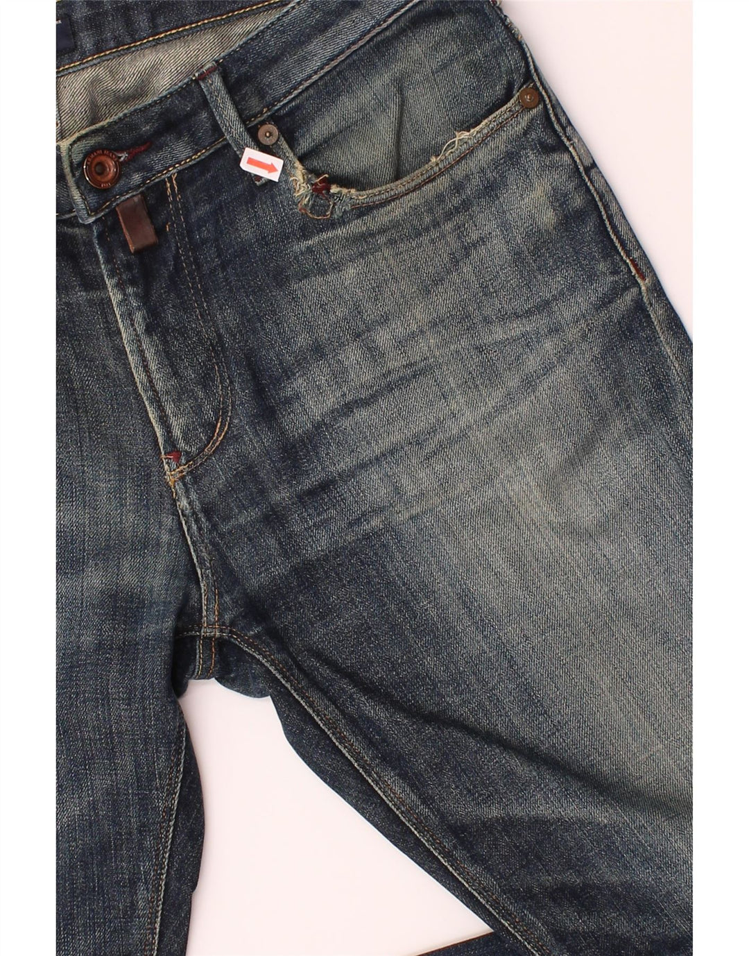 ARMANI Mens Slim Jeans W29 L32 Blue Cotton Vintage Armani and Second-Hand Armani from Messina Hembry 