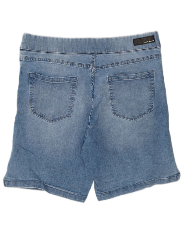 DKNY Dame denim Shorts Large W34 Blå Bomuld