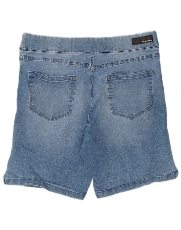 DKNY Dame denim Shorts Large W34 Blå Bomuld