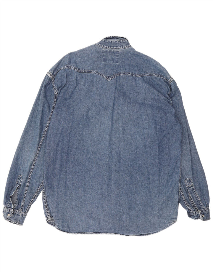 LEVI'S Denimskjorte til mænd, stor blå