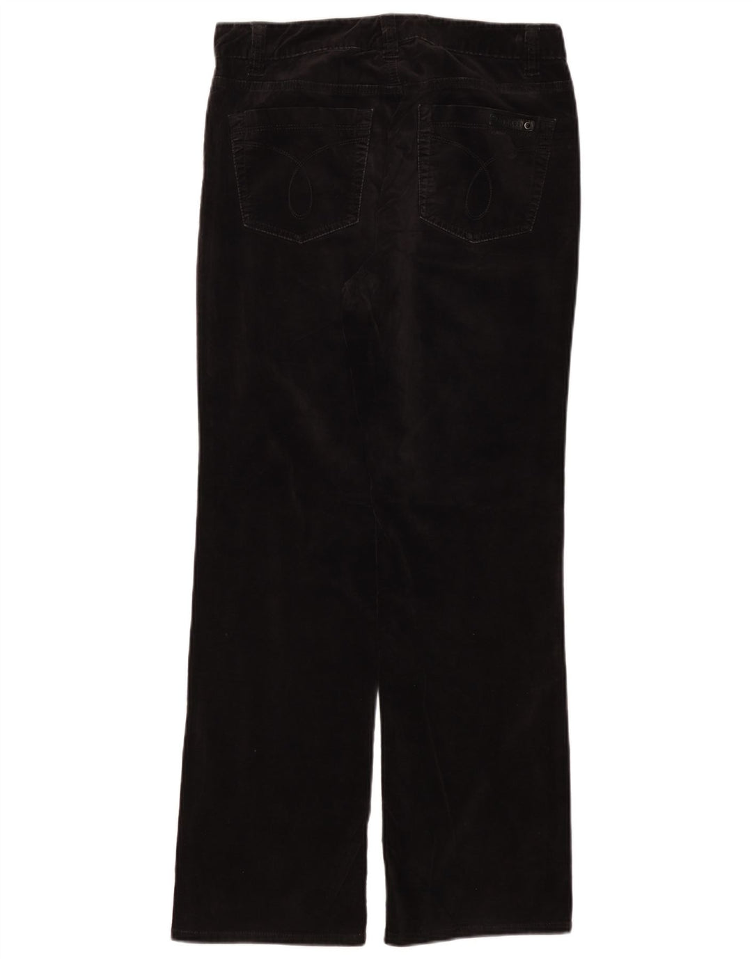 Calvin Klein Dame Casual Bukser US 10 Medium W30 L29 Sort Bomuld