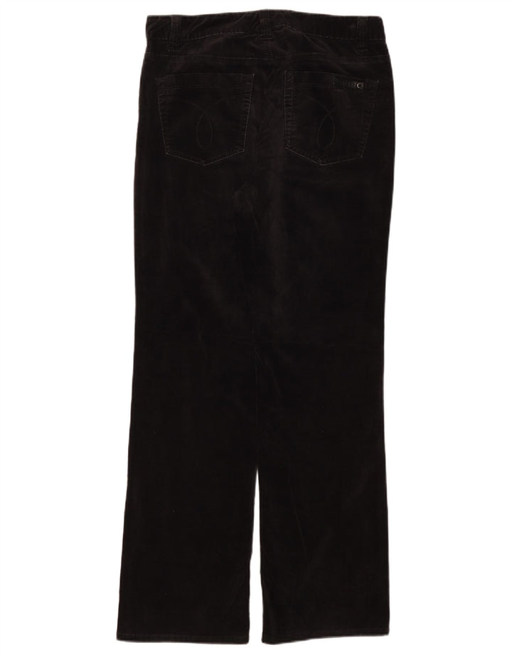 Calvin Klein Dame Casual Bukser US 10 Medium W30 L29 Sort Bomuld