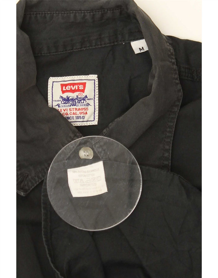 Levi's herreskjorte medium sort bomuld