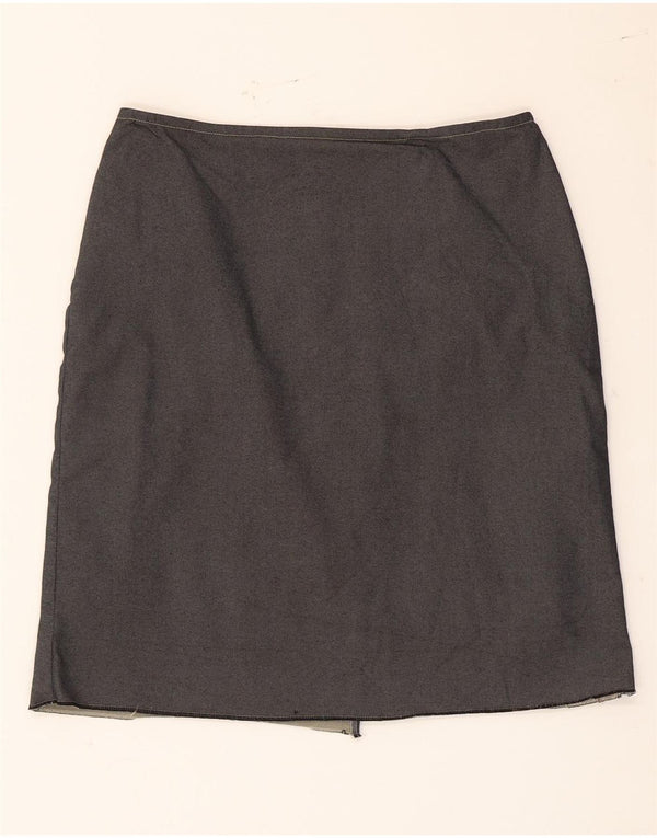 Max & Co. Pencilnederdel til kvinder UK 8 Small W28 Grå Acetat