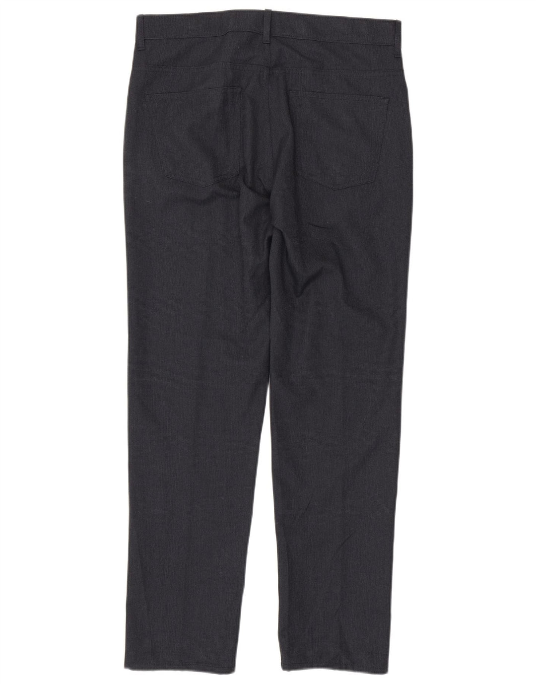 Marks & Spencer Straight Suit Bukser til mænd W34 L33 Marineblå polyester