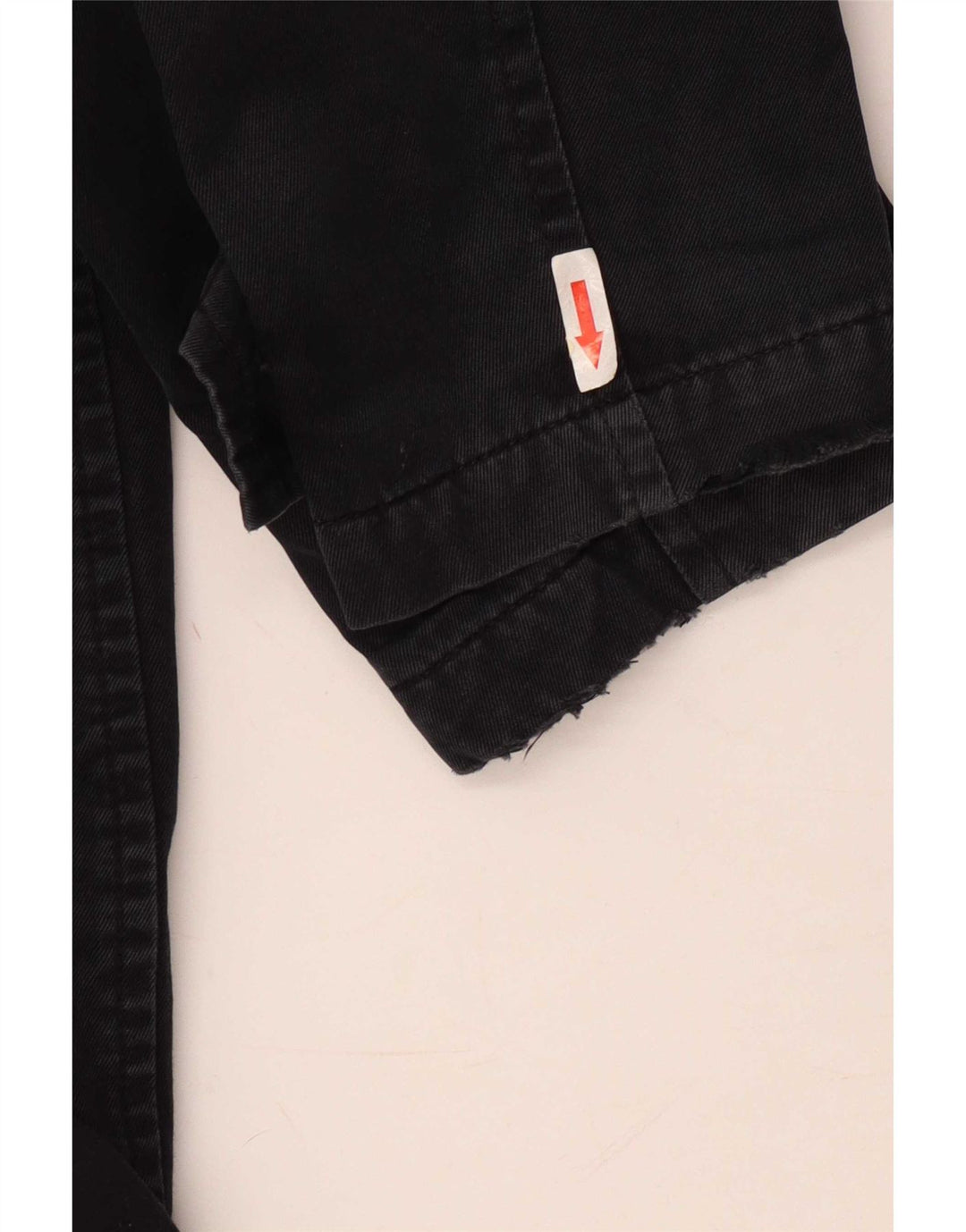 Zara Herre Hooded Duffel Coat UK 36 Small Navy Blue Cotton