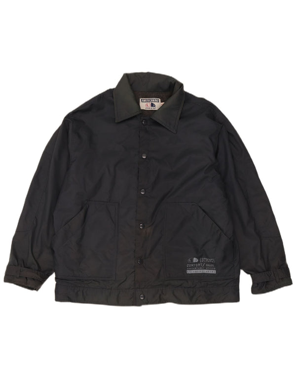 Americanino Herre Bomber Jacket UK 40 Stor Sort Nylon