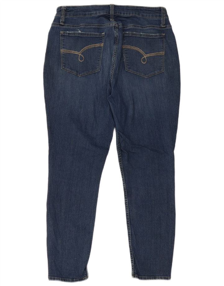 Lee Womens Riders Mid Rise Skinny Jeans W30 L26 Blå