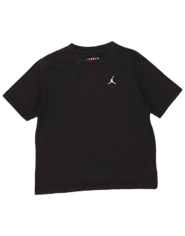 Jordan T-shirt top UK 10 Lille sort bomuld