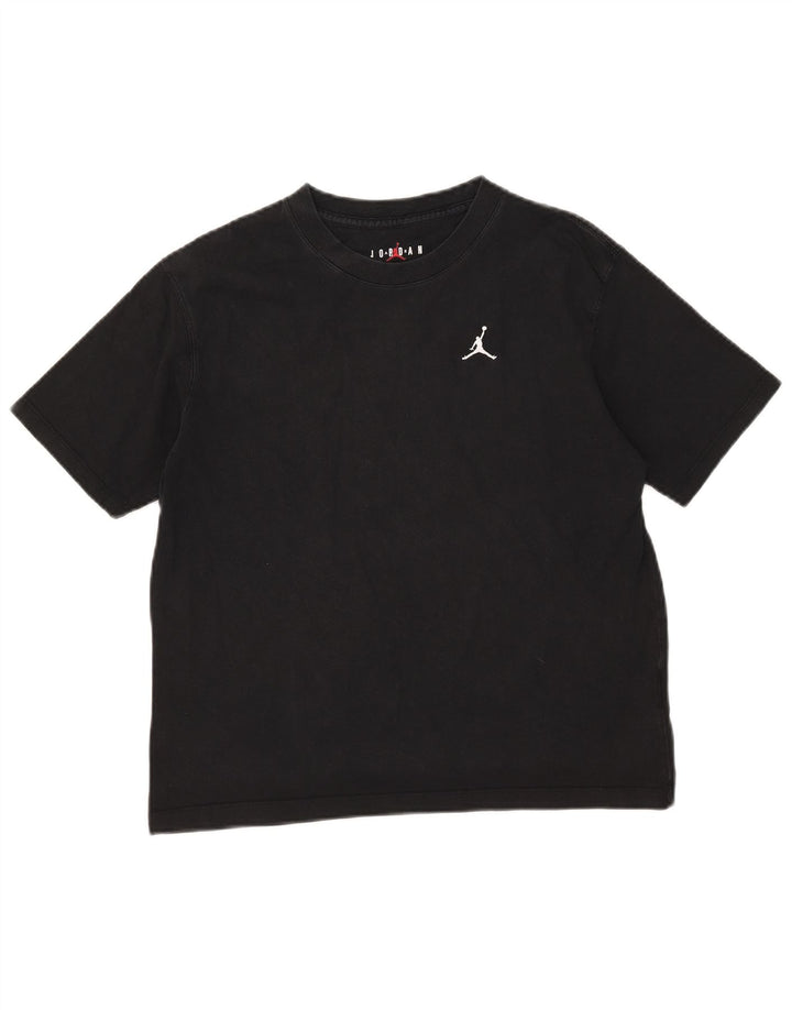 Jordan T-shirt top UK 10 Lille sort bomuld