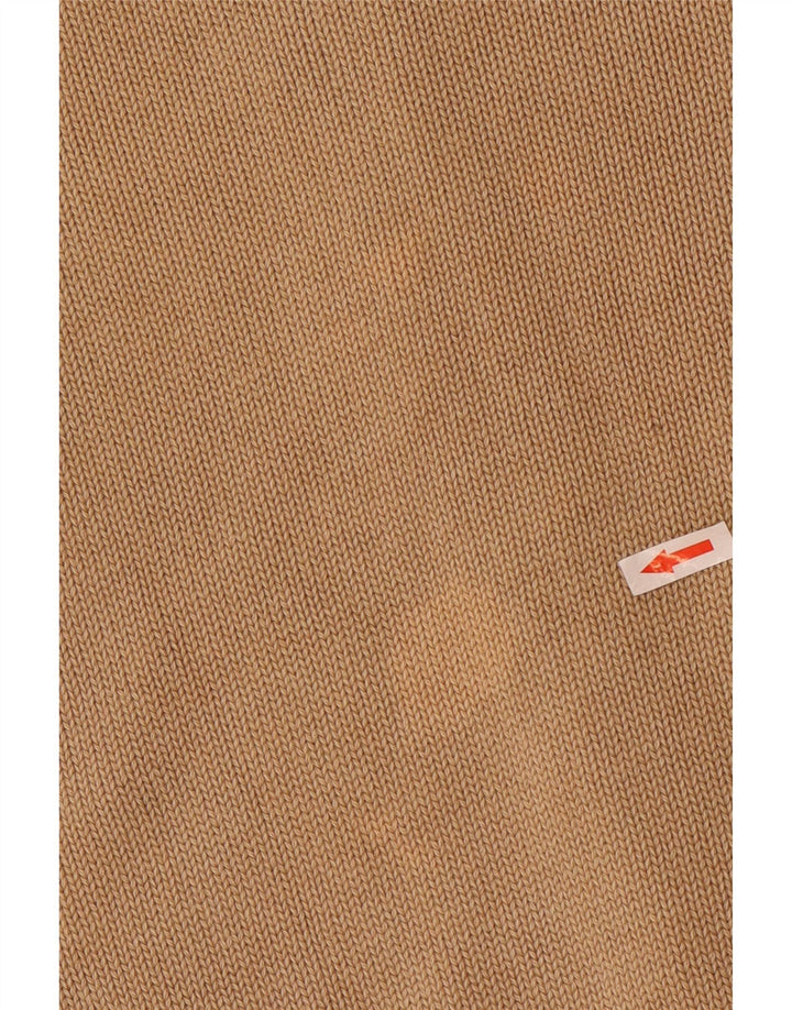 Massimo Dutti Herre Cardigan Sweater XL Beige Bomuld