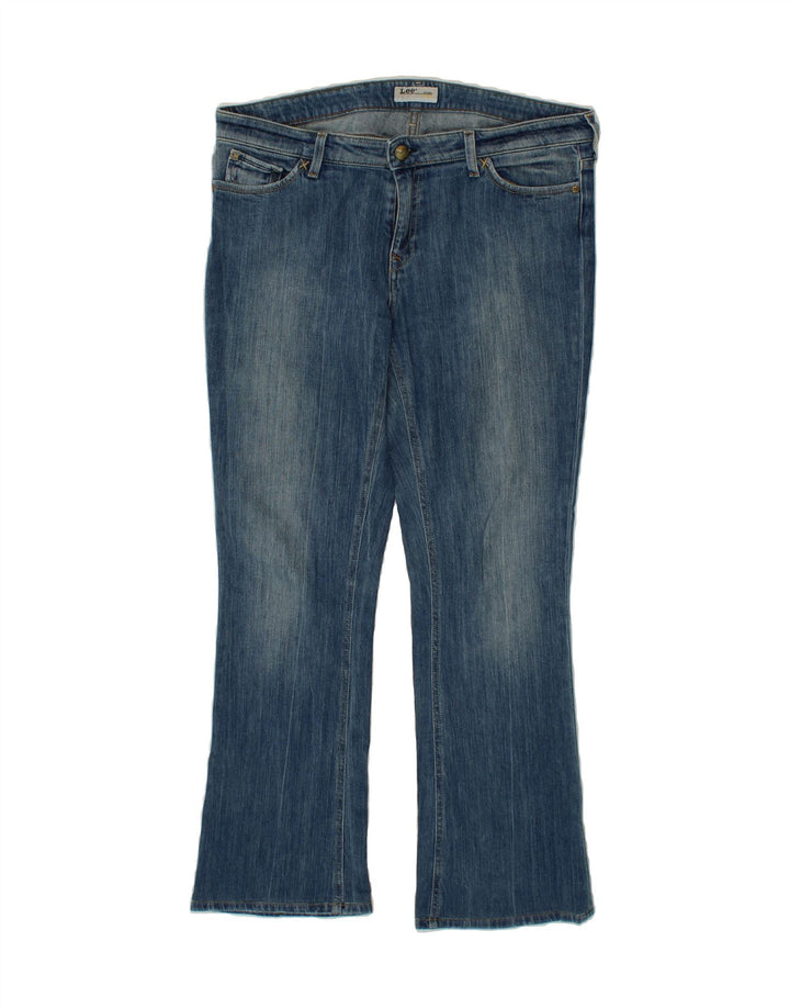 LEE Womens Bell Flared Jeans W34 L33 Blue Vintage Lee and Second-Hand Lee from Messina Hembry 
