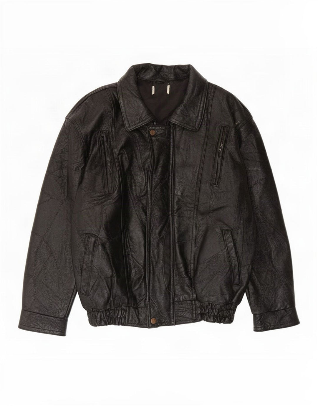 Vintage herre læderjakke UK 38 Medium Black