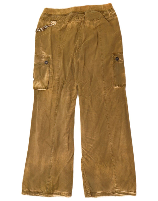Phink Industries Piger Cargo-bukser med brede ben 11-12 år W28 L27 Khaki