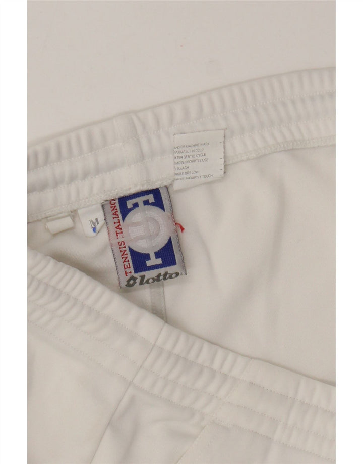 Lotto Herre grafiske sportsshorts Medium hvid polyester