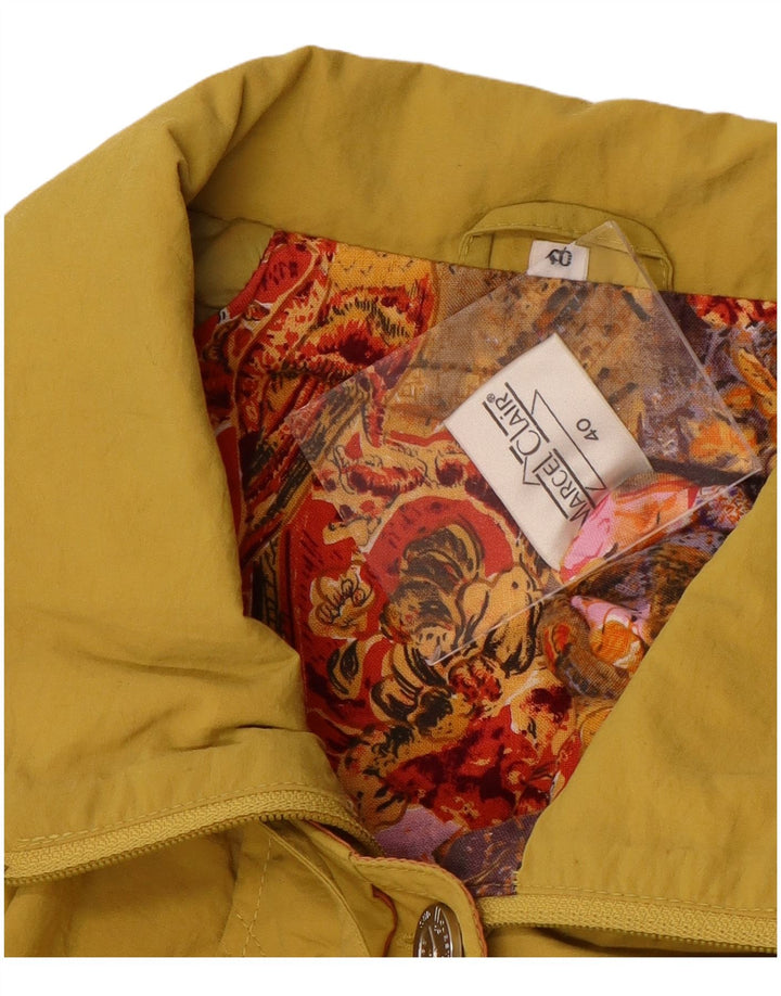 MARCEL CLAIR Dame Loose Fit Utility Jacket EU 40 Medium Gul Polyamid