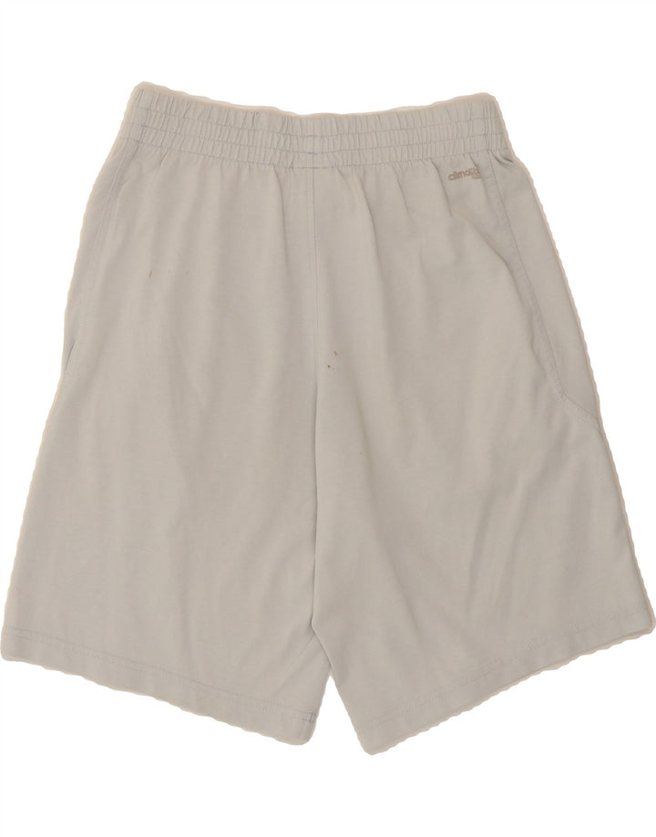 ADIDAS Mens Climalite Graphic Sport Shorts Small  Grey Vintage Adidas and Second-Hand Adidas from Messina Hembry 