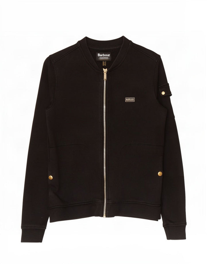 Barbour Dame træningsdragt Top Jacket UK 10 Small Black Bomuld