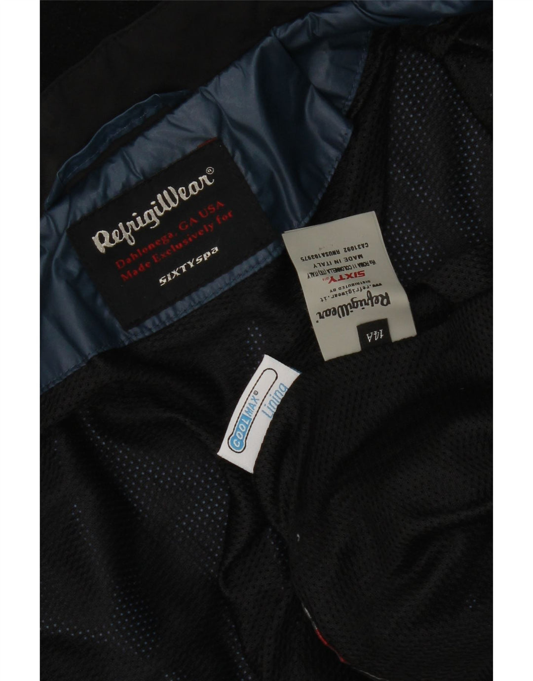 Refrigiwear Boys Bomber Jacket 13-14 år Navy Blue Colourblock Polyester