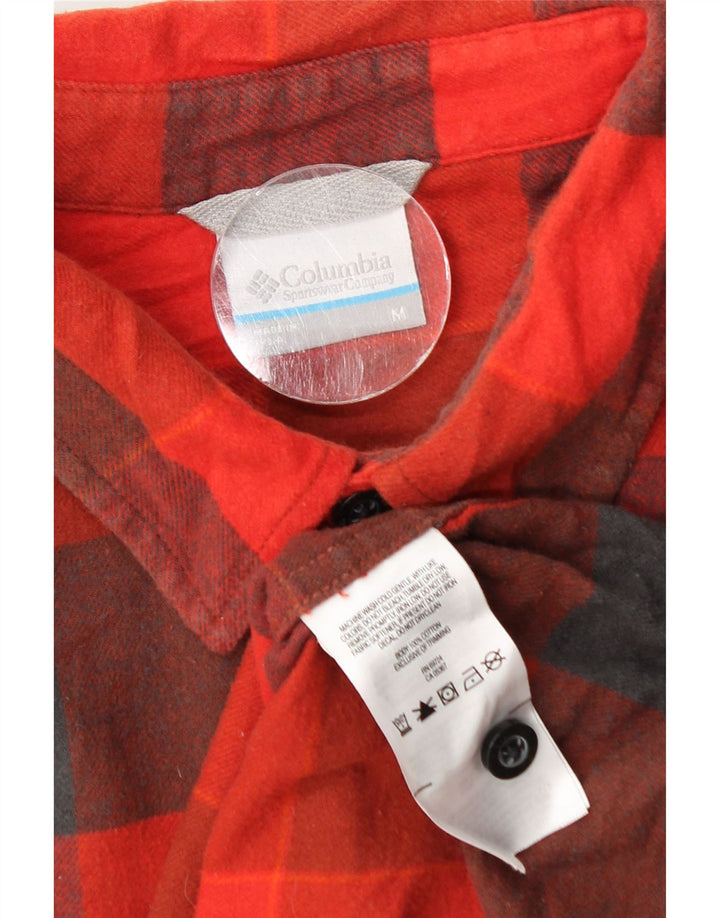 Columbia Herre Flanelskjorte Medium Rød Gingham Bomuld