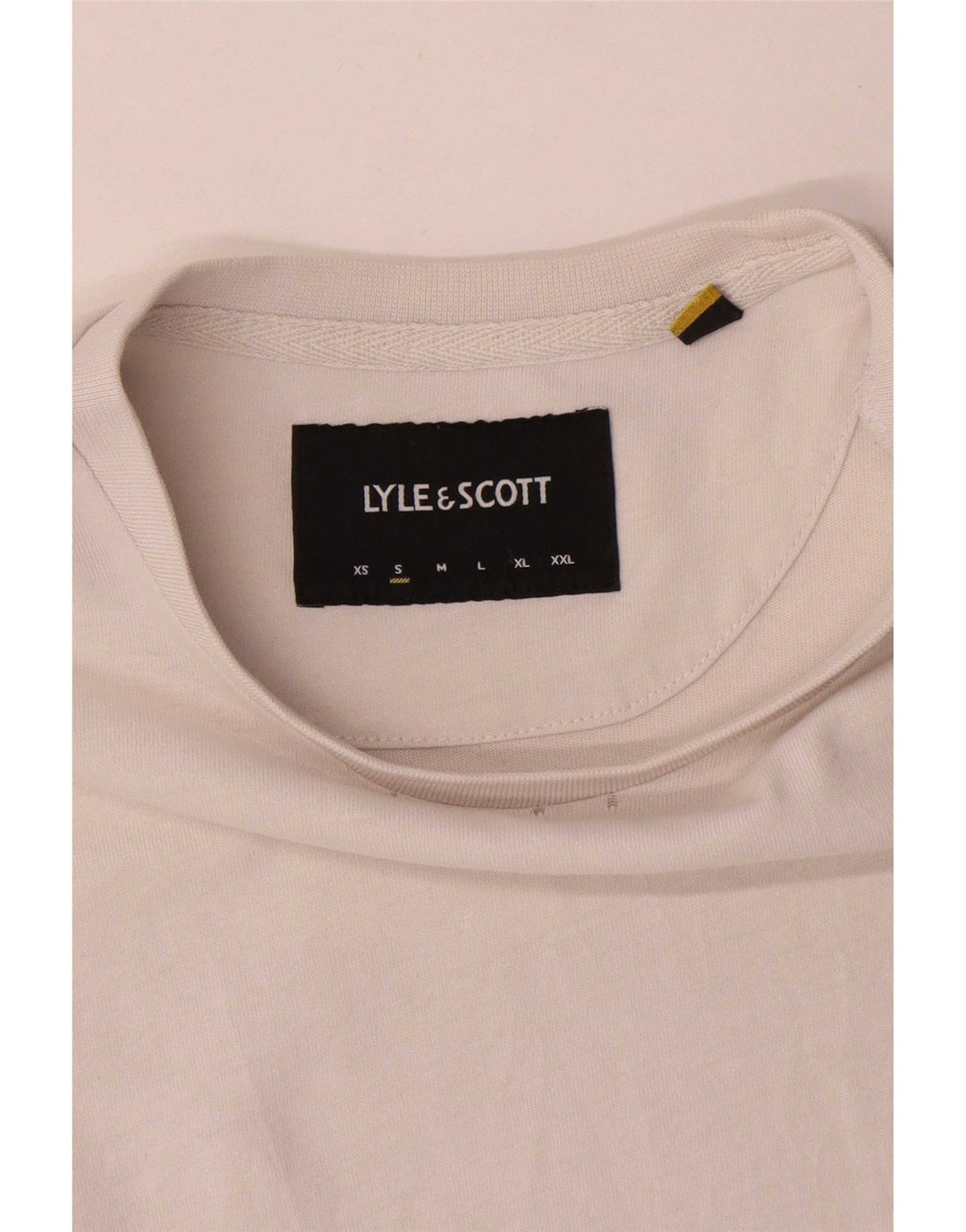 Lyle & Scott Herre T-shirt Top Lille hvid bomuld