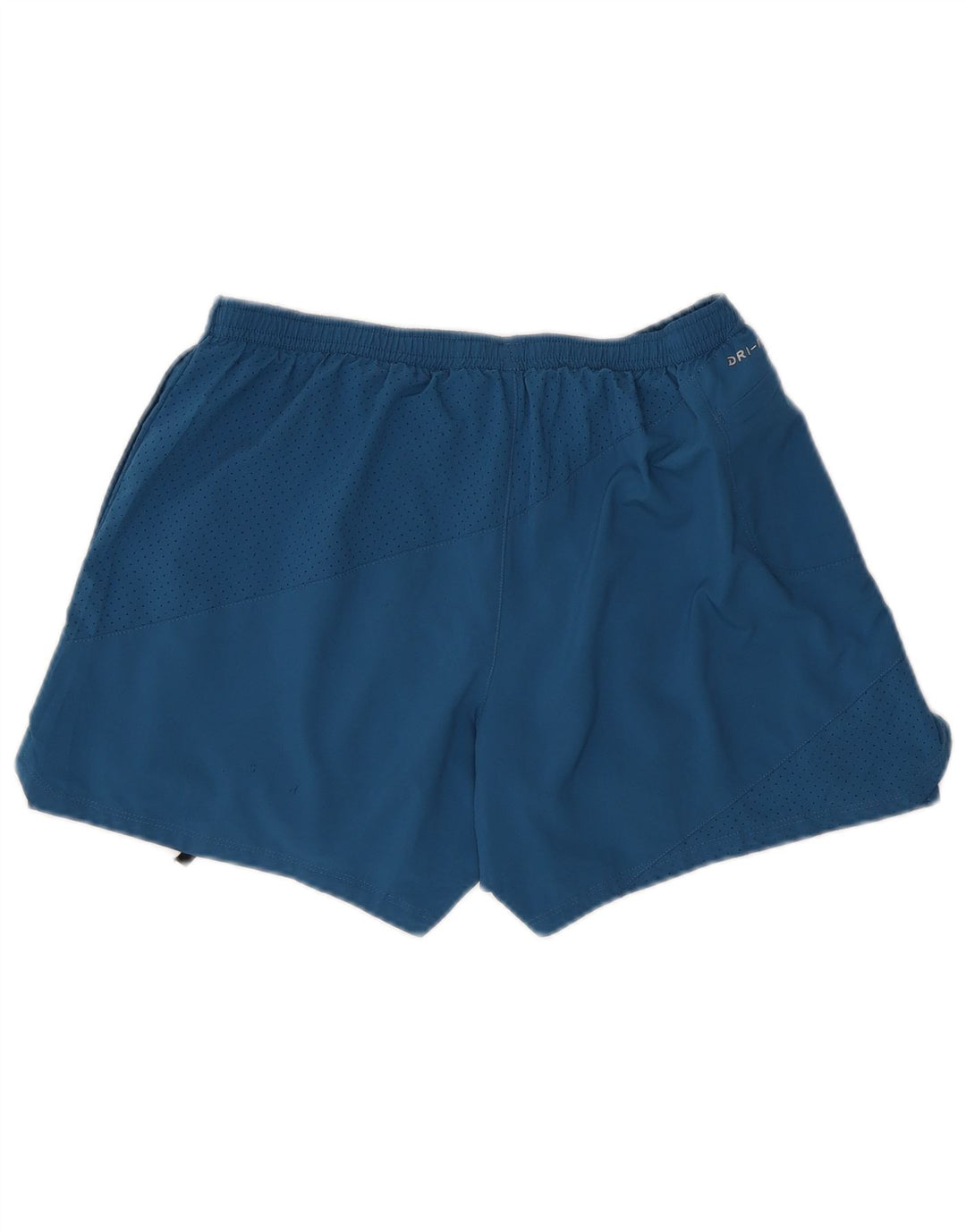 Nike Herre Dri Fit sportsshorts store blå polyester