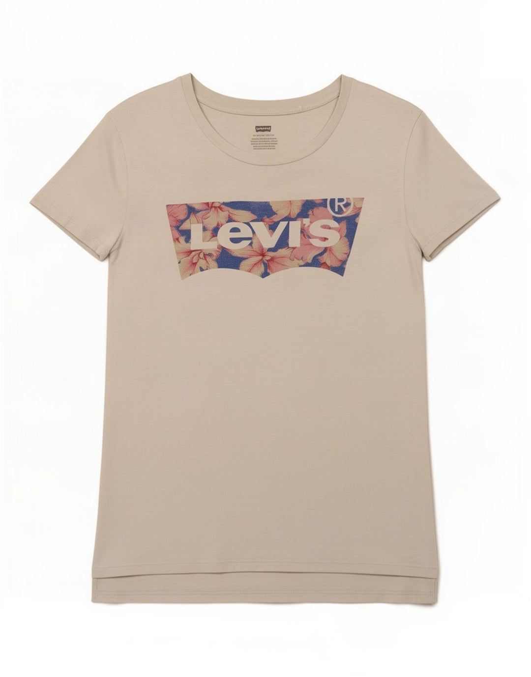 Levi's Grafisk T-shirt top til kvinder UK 12 Medium White