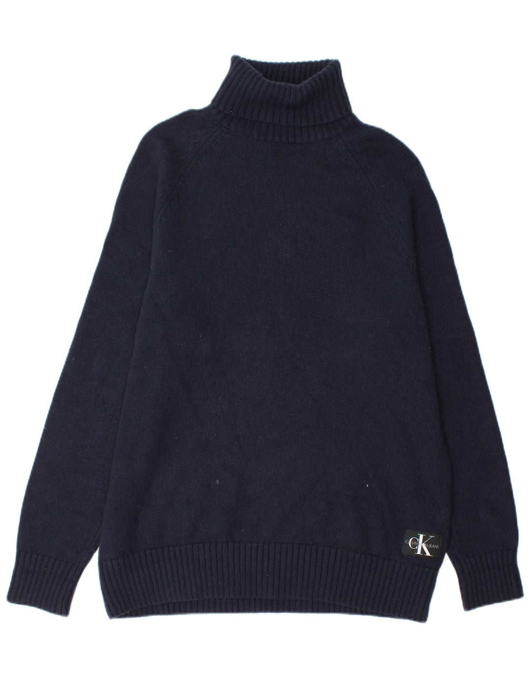 Calvin Klein Jeans Herre rullehals sweater Medium marineblå bomuld