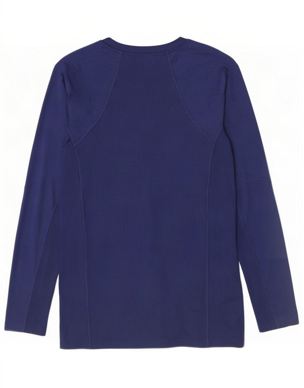 Nike Herre Dri Fit Top Langærmet XL Marineblå Polyester