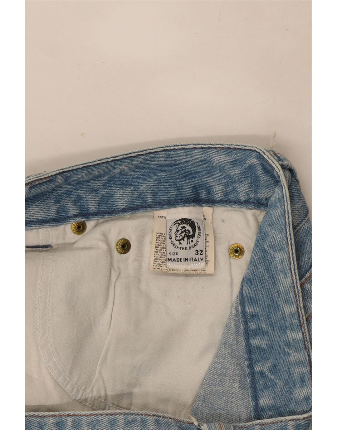 Diesel Dame Bootcut Jeans W32 L34 Blå Bomuld